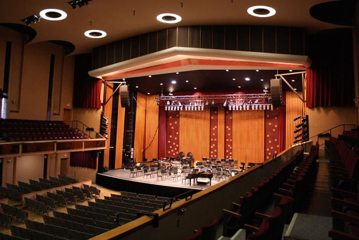 Centennial Hall view from balcony