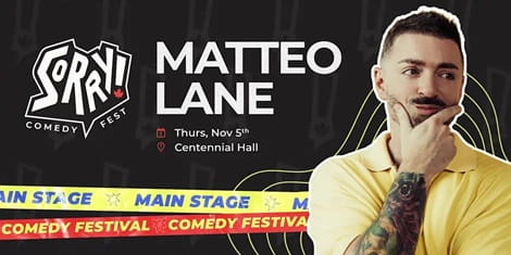 Matteo Lane - Sorry! Comedy Festival