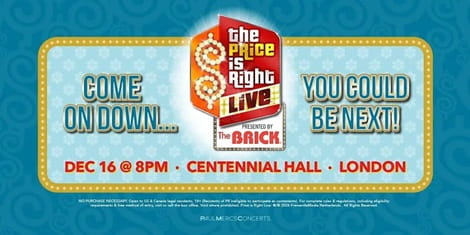 THE PRICE IS RIGHT LIVE